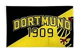 Flaggenfritze Fahne/Flagge Dortmund 1909 Adler + gratis Sticker