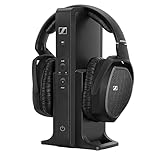 Sennheiser RS 175 Digitaler drahtloser Over-Ear-Kopfhörer - Bassverstärkung und Surround-Sound für Heim- und TV-Entertainment-Systeme, schw