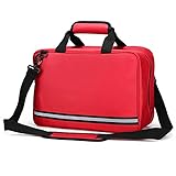 SymArt Erste Hilfe Ausrüstungen Rotes leeres Erste-Hilfe-Kit-Auto- Tasche Camping-Notfall-Survival- Kit große Reisetasche(39x16x26cm) Zum Reisen (Color : Red)