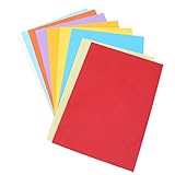 Artibetter Handgefertigtes farbiges Papier, tragbar, zartes buntes Kopierpapier für Bastelarbeiten, 100 Blatt (80 g, 10 Farben)