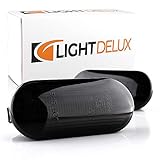 LIGHTDELUX Ersatz für 2 x LED Blinkleuchte Blinker Seitenblinker links rechts ohne Fehlermeldung Black Vision V-170634