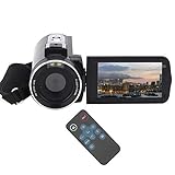 Digitale Videokamera 4K Camcorder, Videokamera Camcorder Ultra HD 30MP, Anti-Shake Digital Video 18X Zoom 3' IPS Touching Display Screen, für YouTube Vlogging