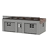 FREENN Custom Military Building Blocks, WW2 Military Scene Fake Garage Model für Soldaten Minifiguren Polizei SWAT Team, Architektur MOC DIY Spielzeug Kompatibel mit Lego Minifiguren