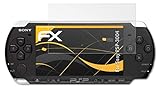 atFoliX Panzerfolie kompatibel mit Sony PSP-3004 Schutzfolie, entspiegelnde und stoßdämpfende FX Folie (3X)