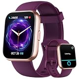 Fitpolo Smartwatch Damen mit Telefonfunktion, Smartwatch mit Alexa, 1.8' Fitness Tracker mit Herzfrequenz SpO2 Stress Schlafmonitor, Fitnessuhr IP68 Wasserdicht Sportuhr Damen für Android iOS