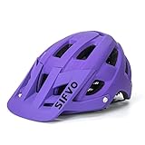 SIFVO Fahrradhelm Herren und Damen MTB Helm Fahrradhelm mit Visier Fahrrad Helm Mountainbike Helm Trekking City Rennrad Helm Klassische Farbe【M/L】