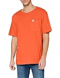 Carhartt Herren Southern Pocket T-Shirt, Hot Coral, S