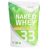 TNT Naked Whey + Laktase • 1kg Whey Protein-Pulver Konzentrat • Eiweißpulver (Buttermilk Lime)