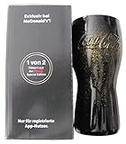 Coca Cola & Mc Donald´s - Glas - 1 von 2 Gläser aus der Special Edition 2020 - Farbe Schwarz mit Goldglimmer