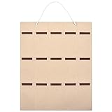 GUIJIALY Brillen-Organizer, Sonnenbrillen-Organizer, Aufbewahrung, Hängetasche, Sonnenbrille, Brillen-Display, Wandhalterung, Organizer, 15 Fächer, Brillenhalter, Beige + B