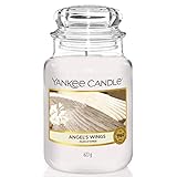 Yankee Candle Duftkerze im Glas (groß) | Angel's Wings | Brenndauer bis zu 150 Stunden