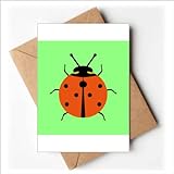 Seven Star Ladybug Animierte Pest Insect Grußkarten You are Invited Einladungen