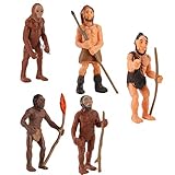 NUOBESTY Indianer-Figuren, kleine Menschen, Waldszenik, Indianer-Figuren, Höhlenclub-Puppe, 1 Set