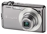 Casio EXILIM EX-S10 SR Digitalkamera (10 Megapixel, 3-Fach Opt. Zoom, 6,9 cm (2,7 Zoll) Display) Silber