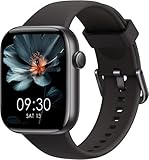 Smartwatch Damen Herren, 1,85' HD Touch Fitnessuhr mit Telefonfunktion, 140+Sportmodi Smart Watch Fitness Tracker mit Pulsmesser Schlafmonitor Schrittzähler, IP68 Wasserdicht Sportuhr für iOS