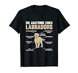 Hund Labrador Anatomie Hundehalter Geschenk T-Shirt