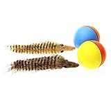 Aliame haustierball für Hunde und Katzen, wieselball, motorisierter rollball, springen, lebendiges Spielzeug, jagdspiel für