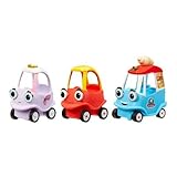 Little Tikes Let's Go Cozy Coupe - Niedliches Mini-Schiebe- und Spielfahrzeug - Für Autospaß auf dem Tisch und am Boden - Geeignet für Kleinkinder ab 3 Jahren