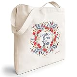 Loxato Geschenk Oma - Beste Oma Tasche - Beste Oma der Welt Geschenke - Oma Tasche 100% Baumwolle - Jutebeutel Oma Canvas-Stoff 220 g/m2 B35 x H42 x T8 cm - Einkaufstasche Oma - Oma Beutel