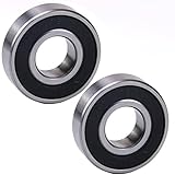 AQCRS Prämie 10 Teile/los 6001rs Abdeckung Dichtung Tiefe nut Ball Miniatur Mini Lager 6001rs 6001-rs 12 * 28 * 8mm 12 * 28 * 8 52100 Chromstahl für Skateboarding oder Inline-Skates