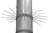 Easy Life Marder-Schutz für Fallrohre bis zu Ø 100mm (V2A) - individuell anpassbar durch Stecksystem der Gürtelglieder