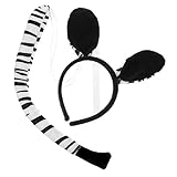 Holibanna Zebra Ohr Haarreif Und Tierkostü Accessoire Für Fasching Karneval Und Halloween Perfekt Für Und Erw