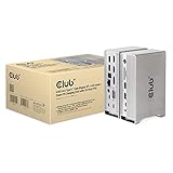 Club3D USB Gen2 Typ-C Dreifach-Display DP Alt Modus + Displaylink™ Dynamic PD Ladestation mit 120 Watt PS