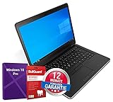 Premium Laptop Notebook 14 Zoll Full HD Intel Core i5-4300U@ bis 2,9 GHz, 16 GB RAM 512 GB SSD mit Windows 10 Pro & GRATIS BullGuard, HDMI, Webcam, 12 Monate Garantie (Generalüberholt)