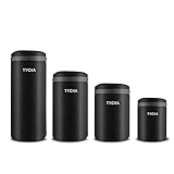 TYCKA Objektiv Tasche für Objektiv wasserdichte Kamera-Objektivtasche mit Reißverschluss für DSLR-Kameraobjektiv 4 Größen, schwarz
