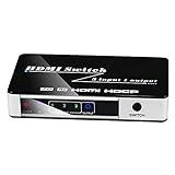 DIDILI 3 Port 1 8 Gbit/S HDR 4K HDMI-Switch-UnterstüTzung HDCP 2.2 2.0 Switcher HUB-Box mit Auto- und IR-Fernbedienung EU-Stecker