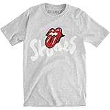 Rolling Stones Herren The No Filter Brush Strokes T-Shirt, grau, S