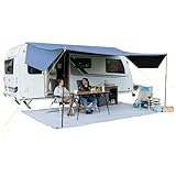 Skandika Vordach Freeway 3 m | Sonnensegel mit Keder, Caravan Tarp, Markise für Wohnwagen, Sonnendach, Vorzelt, UV-Schutz 50+, 3000 mm Wassersäule, Sonnenvordach | Wohnmobil, Camper, B