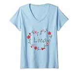 Damen Lina T-Shirt mit V