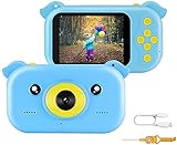 BeaSaf Kinderkamera, Digital Kinder Kamera Videokamera 2 Zoll HD-Bildschirm 1080P Ultradünne Kinderspielzeugkamera Kleinkind Kamera für 3 bis 12 Jahre alte