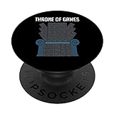 Throne of Games Keyboard Tastatur Gamer Zocken Gaming - PopSockets Ausziehbarer Sockel und Griff für Smartphones und Tablets