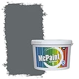 McPaint Bunte Wandfarbe Anthrazit - 5 Liter - Weitere Graue Farbtöne Erhältlich - Weitere Größen Verfügbar