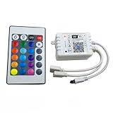 LED Smart WiFi Controller IR 4 PIN RGB Fernbedienung mit 24 Tasten LED Steuerung 2 way output 12v- 24v mit Alexa und Google Home für RGB Strip 2835 5050 Streifen 20 Dynamische M