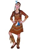 Amscan - Kinderkostüm Traumfänger, Kleid, Stirnband, Beinstulpen, Indianer