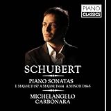 Schubert: Piano Sonatas Vol. I by Michelangelo Carbonara [Piano Gran Coda Yamaha CFIII] (2012-03-29)