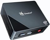 Beelink GK Mini PC mit Windows 10 Pro Intel Quad Core J4125 2x HDMI Ultra HD 4K RAM 8GB DDR4 SSD M.2 256GB SATA3 2.5' Slot für zusätzliche HDD/SSD, Wi-Fi 5AC Gigabit Ethernet (25) 6 GB)