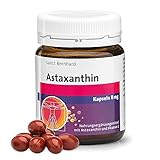 Sanct Bernhard Astaxanthin-8 mg-Kapseln, mit Astaxanthin & Vitamin E, 60 Weichkapseln für 2 Monate