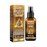 Biotin Haarwachstumsprodukte, schnelles Wachstum, ätherisches Öl, gegen Haarausfall, 30 ml (1 Stück)