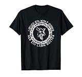 Lieber ein Wolf Odins als ein Lamm Gottes - Wikinger T-Shirt