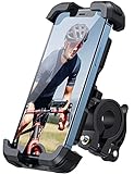 Lamicall Handyhalterung Fahrrad, Handyhalter Motorrad - 2022 Universal 360° Fahrrad Halter für iPhone 14 Pro Max Plus, SE, 13 12 Pro Max Mini, 11, Xs Max, XR, X, 8, 7, 6S, Samsung S10 S9, Smartphone