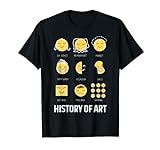 History Of Art Funny Arts Lehrer Künstler Grafik T-Shirt