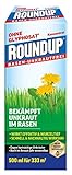 Roundup Rasen-Unkrautfrei Konzentrat, Unkrautvernichter zur Bekämpfung von Unkräutern im Rasen, 500ml für 330m²