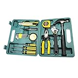Giwnhvx 16 StüCke Multifunktionales Auto Reparatur Werkzeug Satz Schraubendreher Hammerzangen Kombinations Haushalts Hardware Werkzeugkasten S