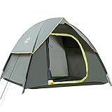 PUREBOX Campingzelt, Kuppelzelt für 2-3 Personen, Familienzelt für Camping und Picknick, Zelte Wasserdicht & Winddicht, Wurfzelt für Ausruhen im Hinterhof,Outdoor-Freizeitaktivitäten und Versammlung