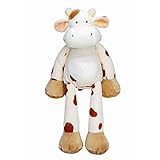 Teddykompaniet 12711 Kuscheltier ”Diinglisar” Kuh, Gefleckt – 33 cm - Plüsch Kuh – Bauernhoftiere – super Soft - Plüschtier für Babys - ab Geburt