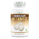 Hericium Erinaceus Pilz - 1300 mg pro Tagesportion - 120 Kapseln - Premium: 30% Polysaccharide & 5% Beta Glucan - Laborgeprüft - Hochdosiert - 100% Igelstachelbart Pilz Extrakt - Vegan
